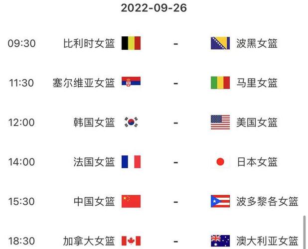 女篮u19世界杯，u19女篮世界杯2023赛程