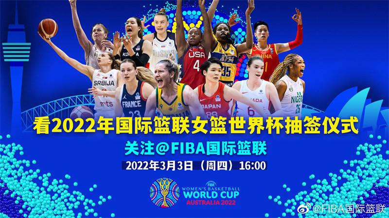 女篮 世界杯，2022年女篮世界杯排名